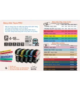 Tepra SC50R (Chữ Đen Nền Đỏ, Khổ 50mm) | ⓿❽❻❽❺⓿❺⓿❺❻ | metaking.vn