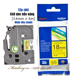 Nhãn TZe 18mm | ⓿❾❼❼❹❼❽❹❻❻ | METAKING