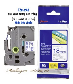 Nhãn TZe 18mm | ⓿❾❼❼❹❼❽❹❻❻ | METAKING