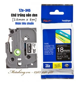 Nhãn TZe 18mm | ⓿❾❼❼❹❼❽❹❻❻ | METAKING