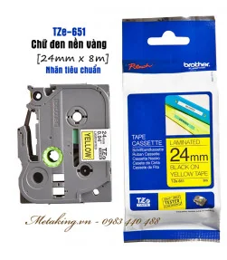 Nhãn TZe 24mm | ⓿❾❼❼❹❼❽❹❻❻ | METAKING