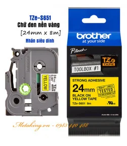 Nhãn TZe 24mm | ⓿❾❼❼❹❼❽❹❻❻ | METAKING