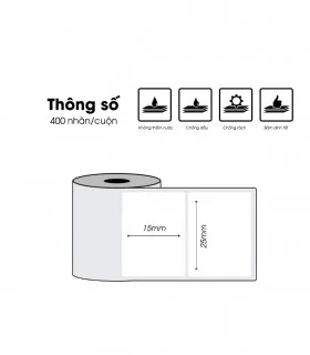 Nhãn Đa Năng 25 X 15mm, KT-2515-400 | ⓿❽❻❽❺⓿❺⓿❺❻ | metaking.vn