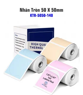 Nhãn Tròn 50 X 50mm, Màu Xanh, KTR-5050-140BU | ⓿❽❻❽❺⓿❺⓿❺❻ | metaking.vn