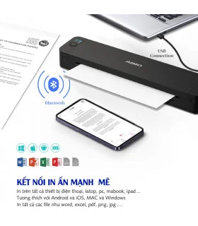 Máy in khổ A4 di động P832 (Bluetooth, USB, Giấy A4 thường, Pin sạc) | ⓿❽❻❽❺⓿❺⓿❺❻ | metaking.vn