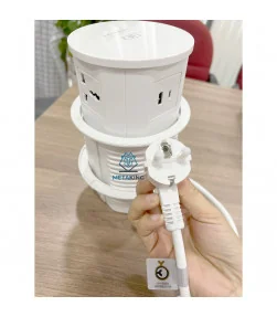 Ổ Cắm Điện Âm Bàn Tích Hợp Sạc Không Dây 15W - USB-A/C - MK102GW Màu Trắng | ⓿❽❻❽❺⓿❺⓿❺❻ | metaking.vn