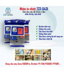 Nhãn TZ2 12mm | ⓿❾❼❼❹❼❽❹❻❻ | METAKING