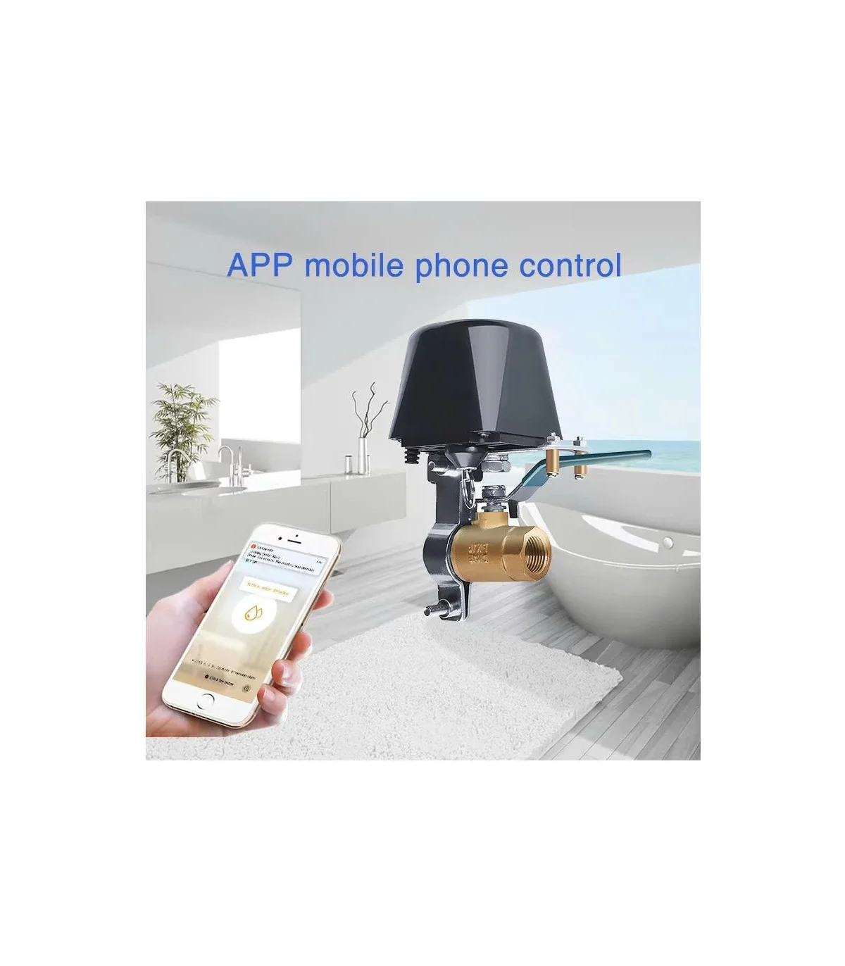 Van Nước Thông Minh WIFI TUYA, Điều Khiển Đóng Mở Qua App, Cài Đặt Tưới Cây Tự Động | ⓿❾❼❼❹❼❽❹❻❻ | METAKING