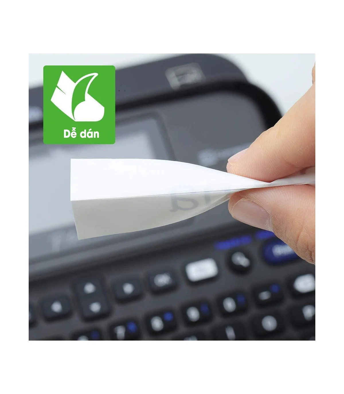 Nhãn In AZe-231 [12mm X 8m, Chữ đen trên nền trắng] | ⓿❾❼❼❹❼❽❹❻❻ | METAKING