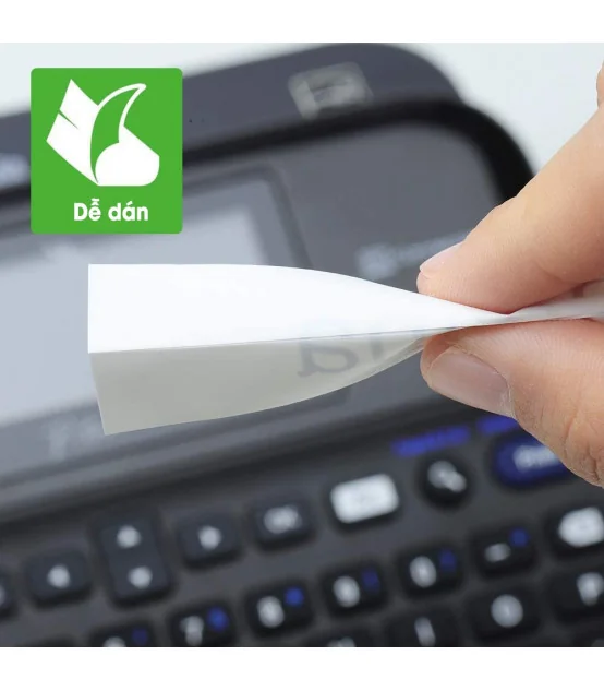 Nhãn In AZe-241 [18mm X 8m, Chữ đen trên nền trắng] | ⓿❾❼❼❹❼❽❹❻❻ | METAKING