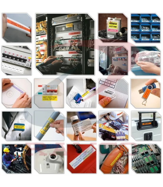 Nhãn In AZe-251 [24mm X 8m, Chữ đen trên nền trắng] | ⓿❾❼❼❹❼❽❹❻❻ | METAKING