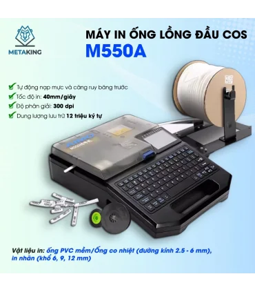 Máy in ống AIMO M550A (in ống lồng, in ống co nhiệt, in nhãn) | ⓿❾❼❼❹❼❽❹❻❻ | METAKING