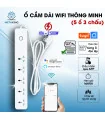 Ổ Cắm Dài Thông Minh Wifi TUYA 5 Ổ 3 Chấu, điều khiển độc lập app Tuya Smart Life, Hẹn giờ Bật Tắt