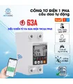 Công Tơ Điện Tử Thông Minh Wifi [ TUYA ], Chóng Rò Rỉ Điện, Đồng Hồ Đo Điện 63A, Điều Khiển Từ Xa
