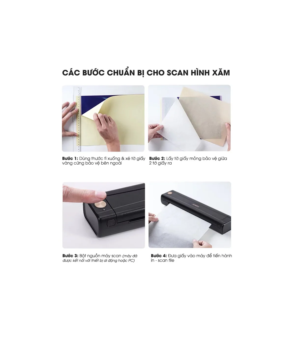 Máy Scan Hình Xăm M08ES (A4, USB, Bluetooth) | ⓿❾❼❼❹❼❽❹❻❻ | METAKING