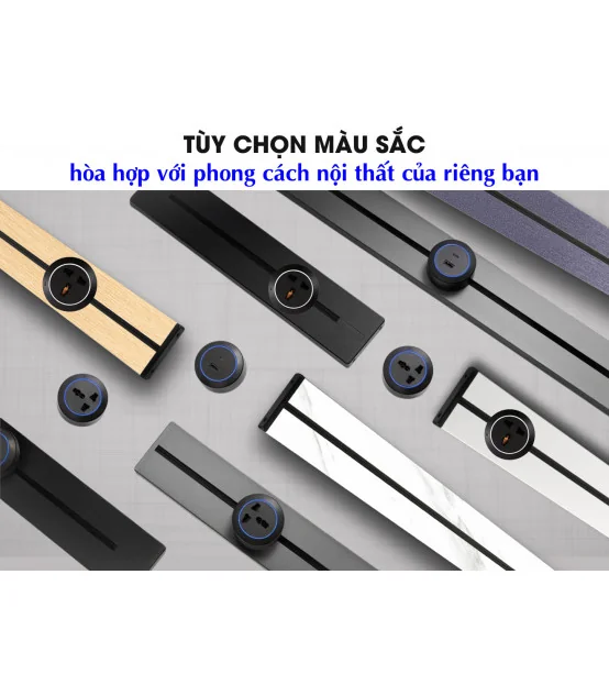 Thanh ray điện Eurob Slim-R | Lắp Âm I BH 2 Năm | ⓿❾❼❼❹❼❽❹❻❻ | METAKING