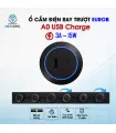 Ổ sạc A1 USB Charger A+C (Nhựa PC, Đen) I BH 2 Năm