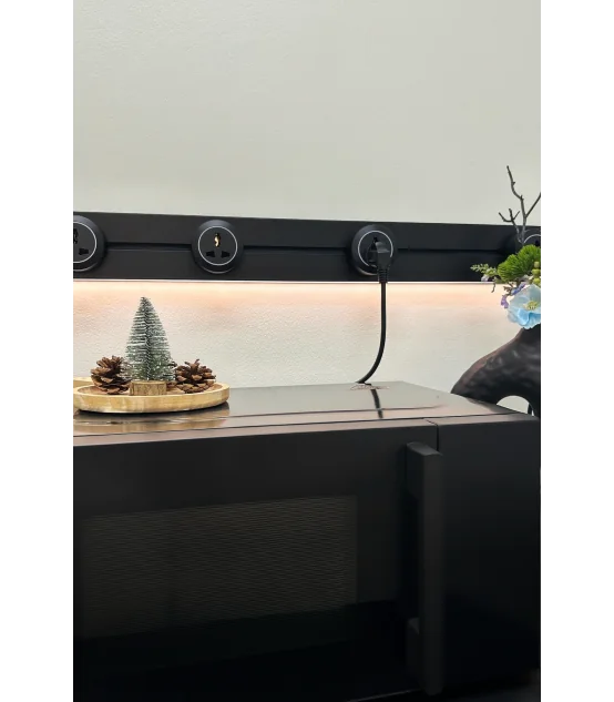 Thanh ray điện Eurob Slim-S + (USB-C & Đèn LED)| Lắp Nổi I BH 2 Năm | ⓿❾❼❼❹❼❽❹❻❻ | METAKING