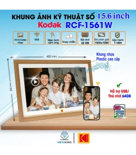 Khung Ảnh Kỹ Thuật Số Wifi Kodak RCF-106H | ⓿❾❼❼❹❼❽❹❻❻ | METAKING.VN