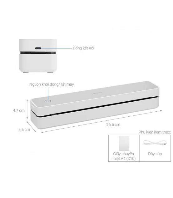 Máy in A4 Di Động HPRT MT610 | ⓿❾❼❼❹❼❽❹❻❻ | METAKING