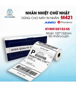 Nhãn Đa Năng 50 X 80mm, KT-5080-100 | ⓿❾❼❼❹❼❽❹❻❻ | METAKING.VN
