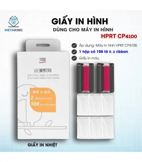 Giấy in ảnh cho máy HPRT CP4100 hộp 108 tờ/hộp