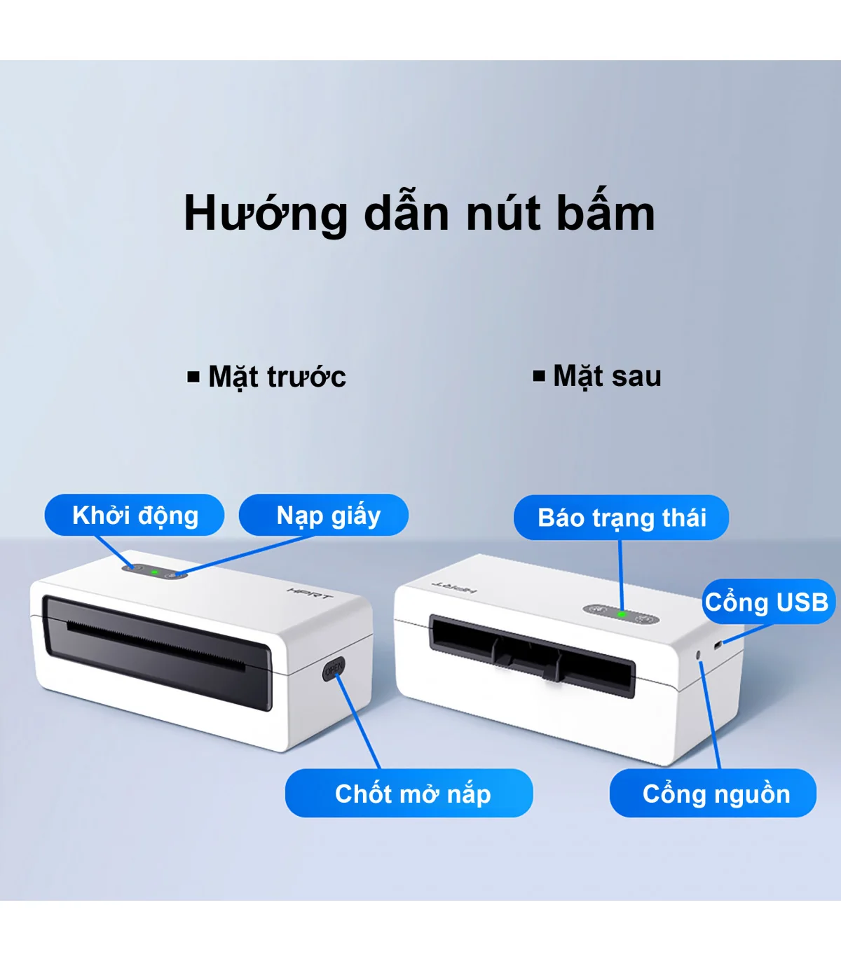 Máy In Đơn Hàng HPRT N43BT Khổ A6 A7 In Nhiệt Bluetooth | ⓿❾❼❼❹❼❽❹❻❻ | METAKING