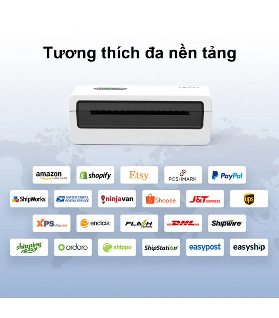 Máy In Đơn Hàng HPRT N43BT Khổ A6 A7 In Nhiệt Bluetooth | ⓿❾❼❼❹❼❽❹❻❻ | METAKING