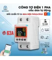 Công Tơ Điện Tử Thông Minh Wifi [ TUYA ], Chóng Rò Rỉ Điện, Đồng Hồ Đo Điện 63A, Điều Khiển Từ Xa