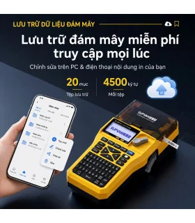 Máy In Ống Lồng Cầm Tay Supvan TP20M