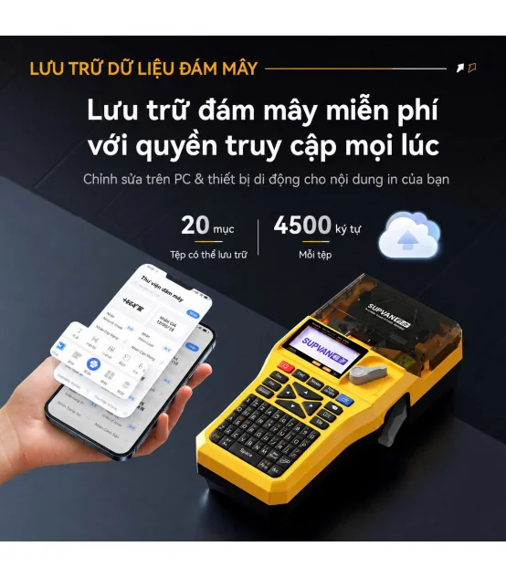 Máy In Ống Lồng Cầm Tay Supvan TP20M | ⓿❾❼❼❹❼❽❹❻❻ | METAKING