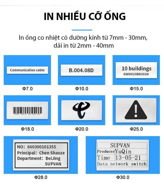 Máy In Ống Co Nhiệt SUPVAN TP2000M | ⓿❾❼❼❹❼❽❹❻❻ | METAKING