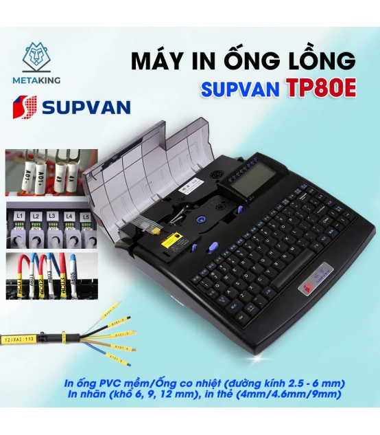 Máy in ống lồng SUPVAN TP80E | ⓿❾❼❼❹❼❽❹❻❻ | METAKING