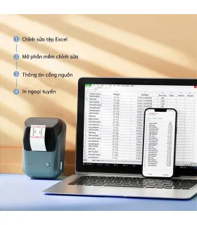NIIMBOT B1 - Máy in nhãn nhiệt Bluetooth/USB