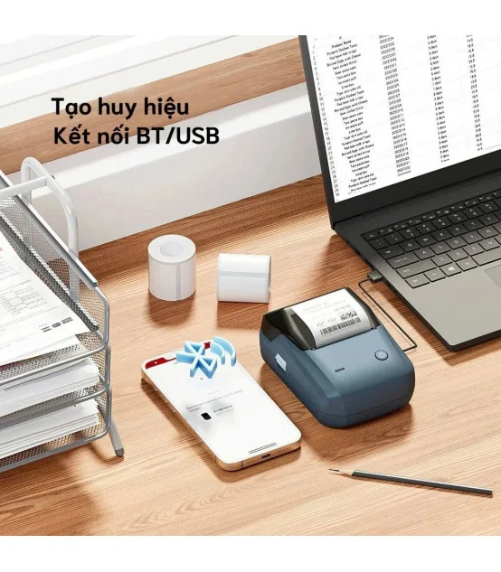 Máy in nhãn nhiệt Bluetooth NIIMBOT B1 | ⓿❾❼❼❹❼❽❹❻❻ | METAKING