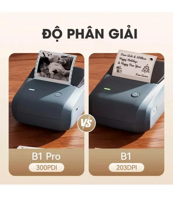 Máy in nhãn Niimbot B1 Pro – 300 Dpi - In 2 màu đỏ, đen | ⓿❾❼❼❹❼❽❹❻❻ | METAKING