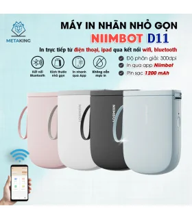 Máy in nhãn nhiệt Bluetooth NIIMBOT B21, lý tưởng cho gia đình, văn phòng và doanh nghiệp. | ⓿❾❼❼❹❼❽❹❻❻ | METAKING