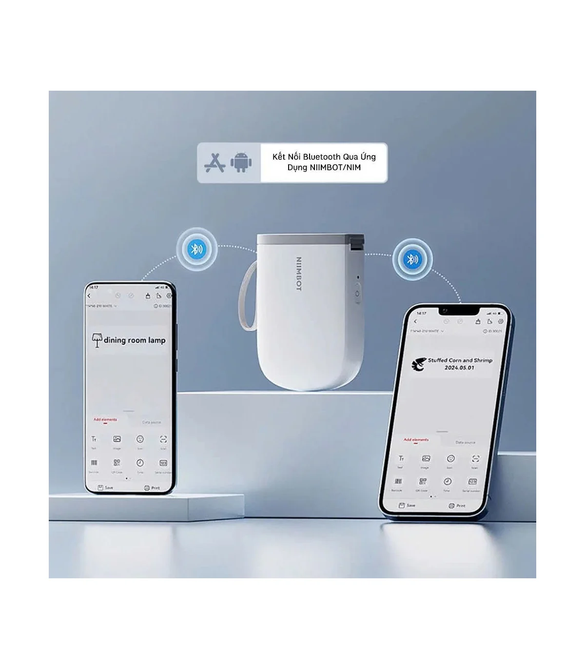 NIIMBOT D11_H - Máy in nhãn nhiệt Bluetooth | ⓿❾❼❼❹❼❽❹❻❻ | METAKING