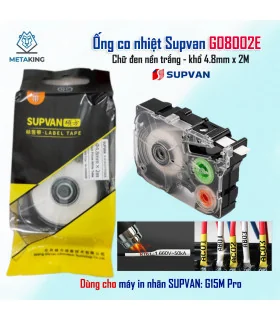 Ống co nhiệt Supvan G8001E - Khổ 7mm × 2M | ⓿❾❼❼❹❼❽❹❻❻ | METAKING