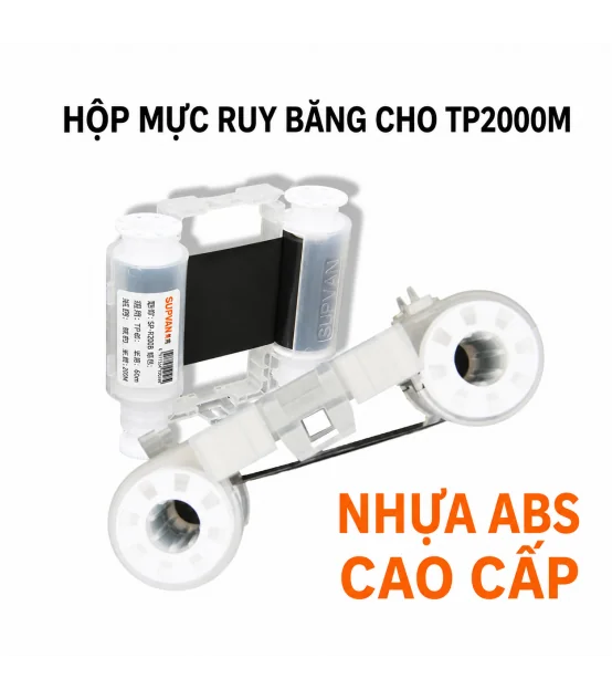 Ribbon Supvan TP-R453WTE - Mực máy in ống co nhiệt Supvan TP200M - Khổ 55mm dài 45M/Cuộn | ⓿❾❼❼❹❼❽❹❻❻ | METAKING