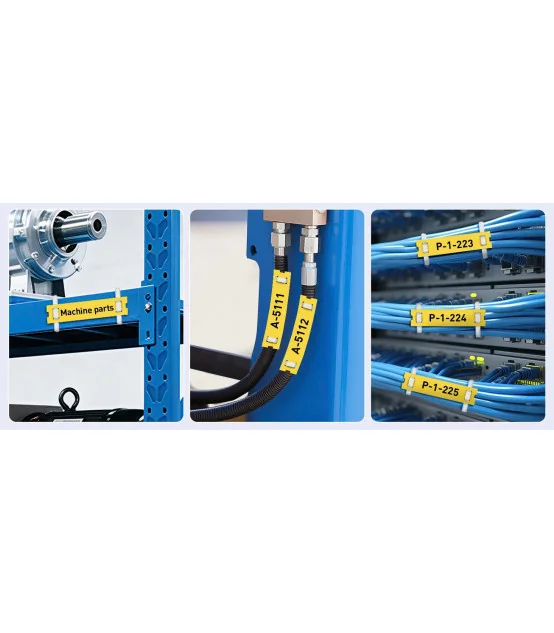 Thẻ Nhựa Supvan G15002E - Khổ 15mm × 60mm, 30 nhãn/cuộn (Màu vàng) | ⓿❾❼❼❹❼❽❹❻❻ | METAKING