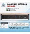Ổ cắm điện lắp dưới bàn (hoặc trên tường) cao cấp Meta MK102UB