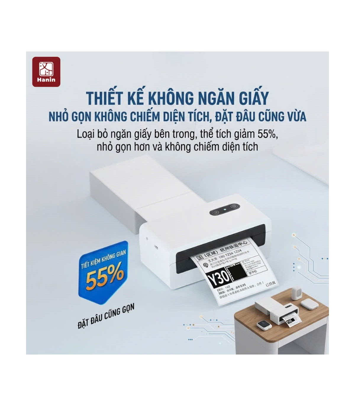 Máy In Đơn Hàng HPRT N1BT Khổ A7 In Nhiệt Bluetooth | ⓿❾❼❼❹❼❽❹❻❻ | METAKING