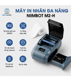 NIIMBOT B1 - Máy in nhãn nhiệt Bluetooth/USB