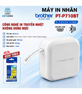 Brother Cube PT-P710BT | ⓿❾❼❼❹❼❽❹❻❻ | METAKING.VN