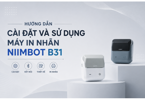 Hướng dẫn sử dụng máy in nhãn không dây NIIMBOT B31