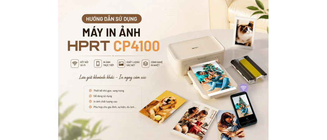 Hướng dẫn sử dụng máy in ảnh HPRT CP4100