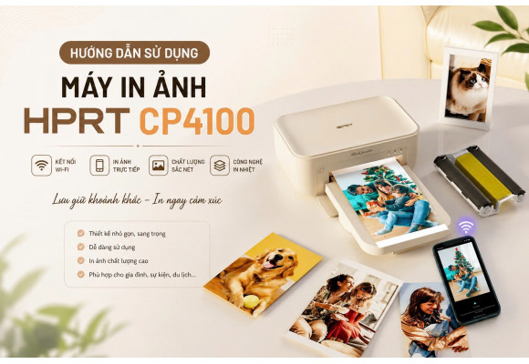 Hướng dẫn sử dụng máy in ảnh HPRT CP4100